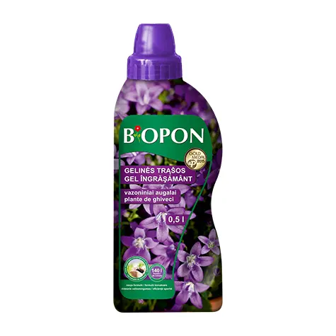 Biopon îngrășământ gel pentru plante de ghiveci 0,5 l
