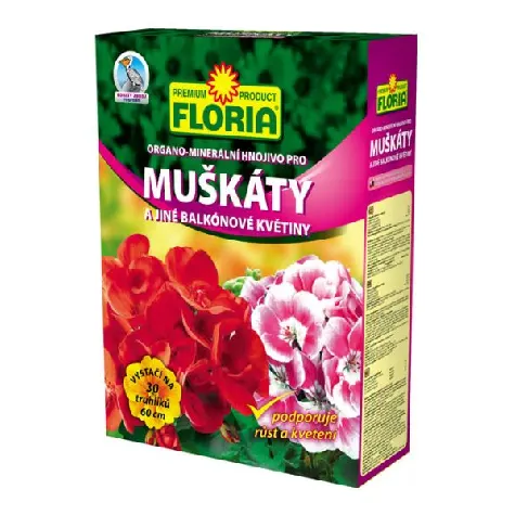 Floria - Îngrășământ organo-mineral mușcata - pelargonium 2,5kg