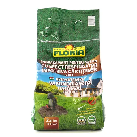 Îngrășământ mineral Gazon cu efect respingător pentru cârtițe 2.5kg