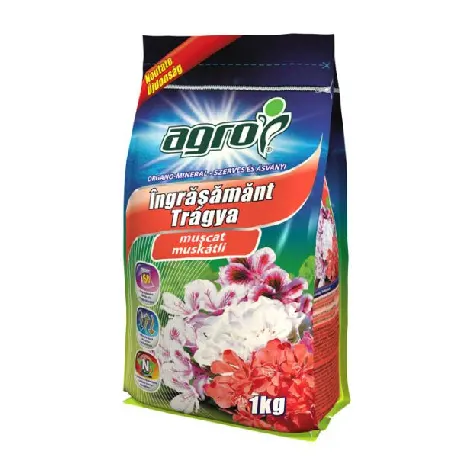 Îngrășământ organo-mineral pentru mușcata - pelargonium 1kg