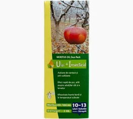 Pachet TRATAMENT IARNA pomi fructiferi, 10 litri apa, Deltagri, Meritus Oil